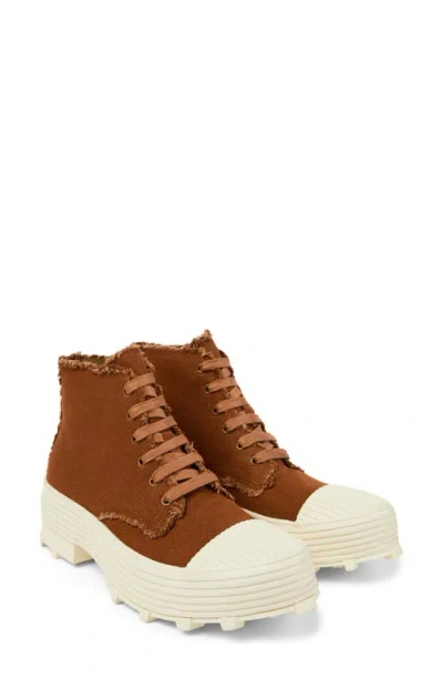 Camper Lab Gender Inclusive Traktori Lug Sole Boot In Brown