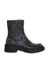 Camper Lab Vamonos Printed Python Boot Grey