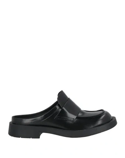 Camper Lab Woman Mules & Clogs Black Size 7 Leather In Black