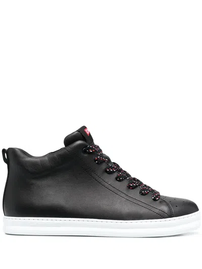 Camper Lace-up Hi-top Sneakers In Black