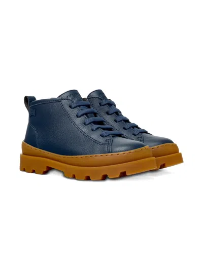 CAMPER LACE-UP LEATHER BOOTS