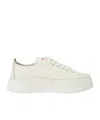 Camper Lace-up Low-cut Casual Shoes In White