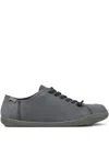 Camper Lace-up Nubuck Leather Sneakers In Gray