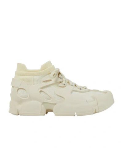 Camper Lace Up Sneakers In Nude