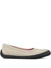 Camper Leather Ballet Flats In Neutral