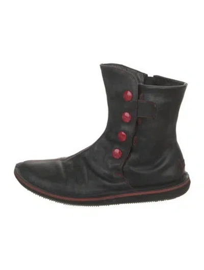 Pre-owned Camper Leather Boots In Black