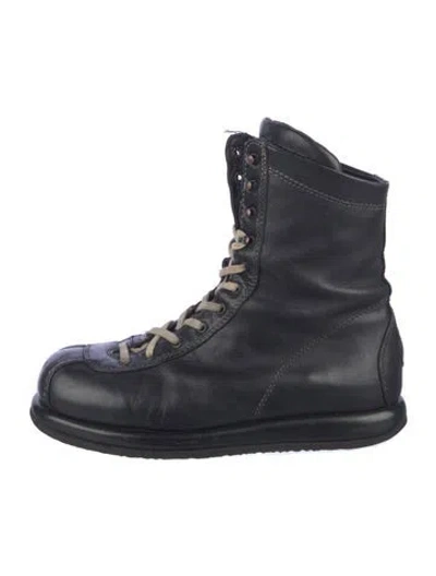 Pre-owned Camper Leather Boots In Black