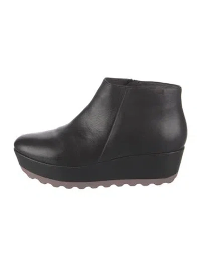 Pre-owned Camper Leather Boots In Black