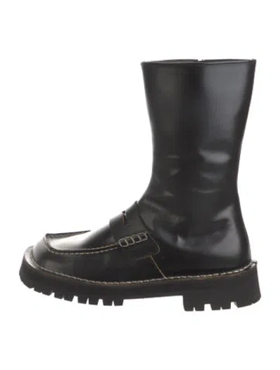 Pre-owned Camper Leather Boots In Black