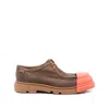 Camper Junction Toe-cap Lace-up Shoes In Brown