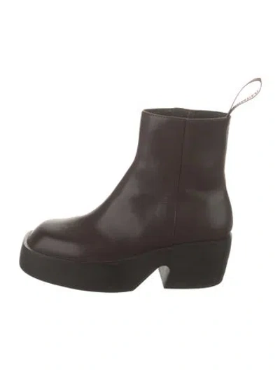 Pre-owned Camper Leather Boots In Brown