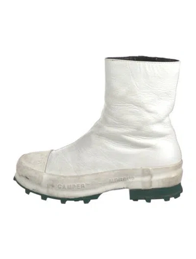 Pre-owned Camper Leather Boots In White