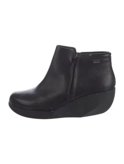 Pre-owned Camper Leather Chelsea Boots In Black