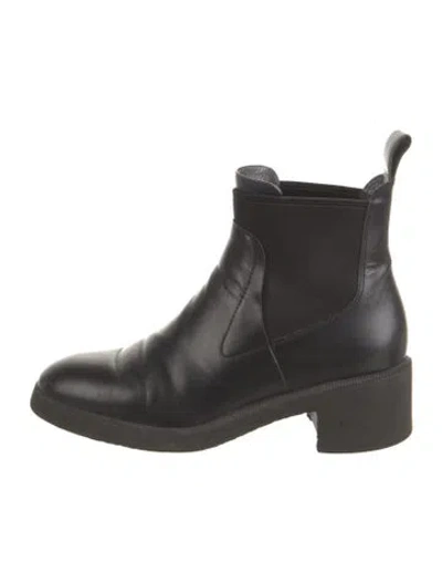 Pre-owned Camper Leather Chelsea Boots In Black