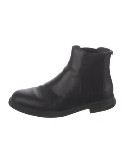 Pre-owned Camper Leather Chelsea Boots In Black