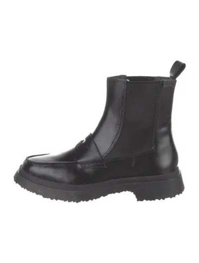 Pre-owned Camper Leather Chelsea Boots In Black