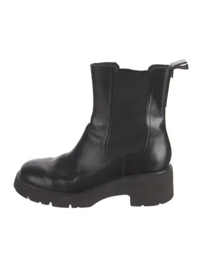 Pre-owned Camper Leather Chelsea Boots In Black