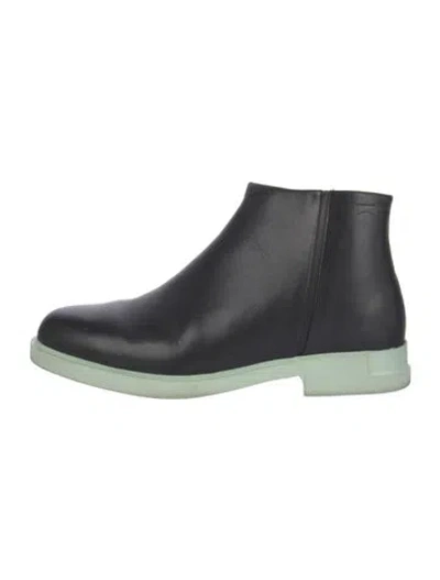 Pre-owned Camper Leather Chelsea Boots In Green