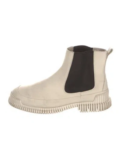 Pre-owned Camper Leather Chelsea Boots In Neutral