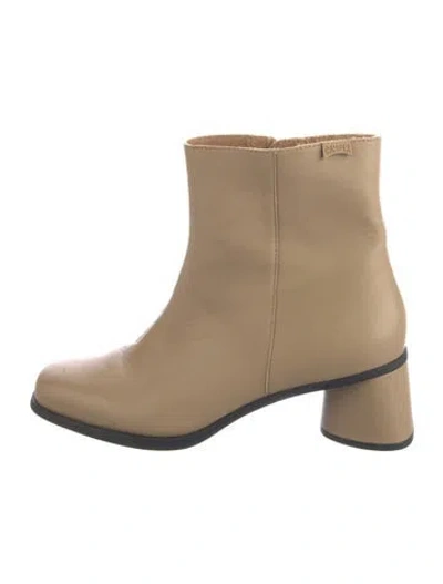 Pre-owned Camper Leather Chelsea Boots In Neutral