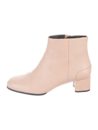 Pre-owned Camper Leather Chelsea Boots In Neutrals