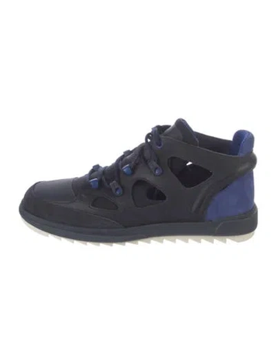 Pre-owned Camper Leather Colorblock Pattern Athletic Sneakers W/ Tags In Blue