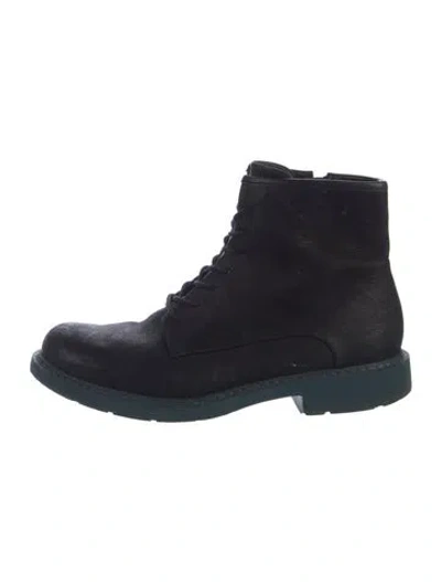 Pre-owned Camper Leather Combat Boots In Multi