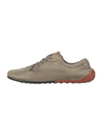 Pre-owned Camper Leather Flats In Neutrals