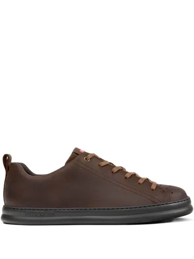 Camper Leather Lace-up Sneakers In Brown