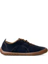 Camper Leather Lace-up Trainers In Blue