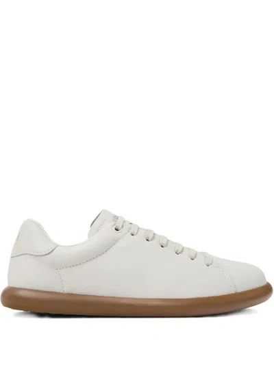 Camper Leather Lace-up Trainers In White