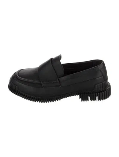 Pre-owned Camper Leather Loafers In Black
