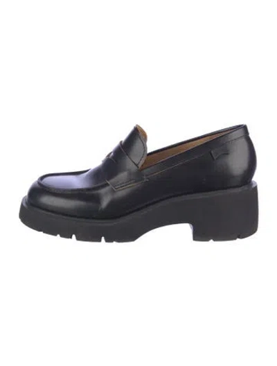 Pre-owned Camper Leather Loafers In Black