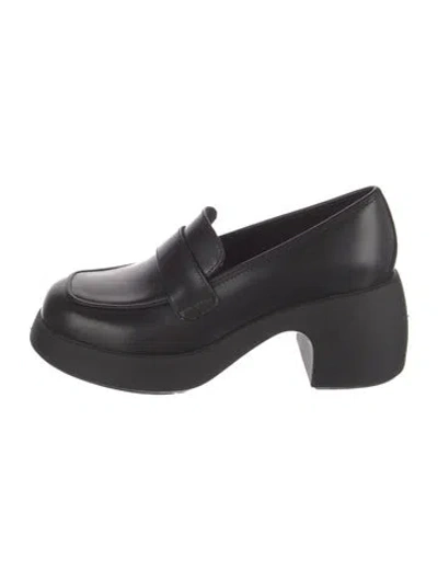 Pre-owned Camper Leather Loafers In Black