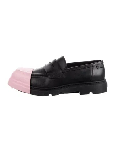 Pre-owned Camper Leather Loafers In Black