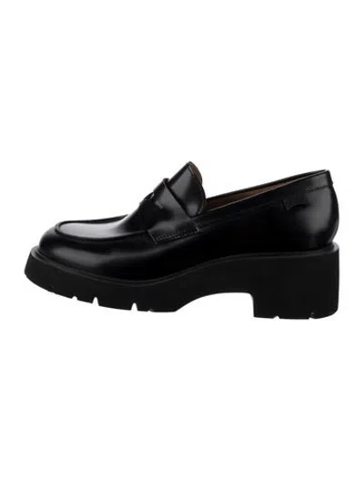 Pre-owned Camper Leather Loafers In Black