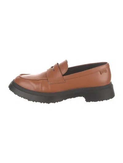 Pre-owned Camper Leather Loafers In Brown