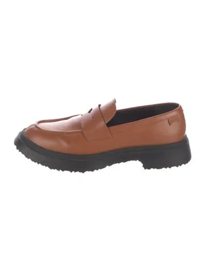 Pre-owned Camper Leather Loafers In Brown