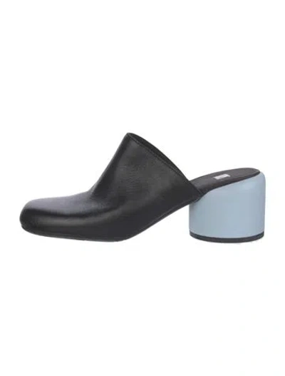Pre-owned Camper Leather Mules In Blue