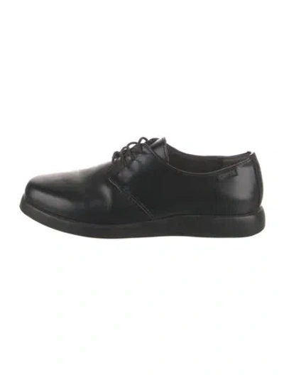 Pre-owned Camper Leather Oxfords In Black
