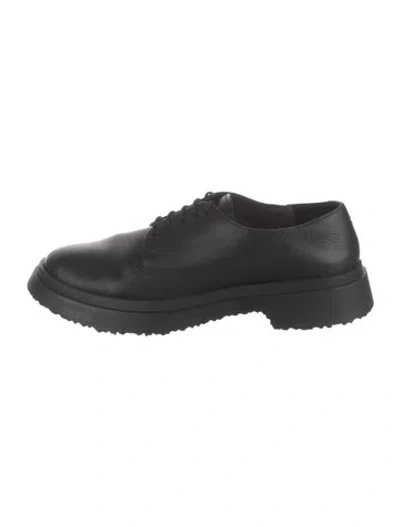 Pre-owned Camper Leather Oxfords In Black