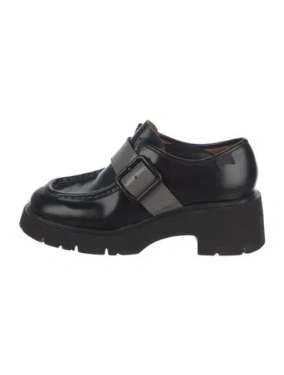 Pre-owned Camper Leather Oxfords In Black