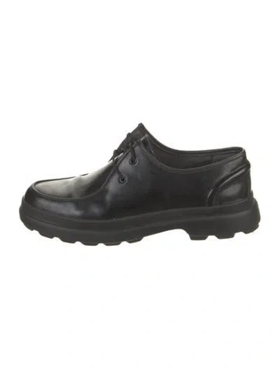 Pre-owned Camper Leather Oxfords In Black