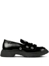 Camper Walden Stud Double Penny Loafer In Black