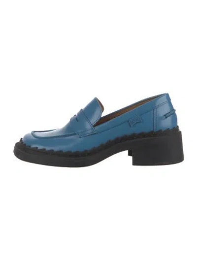 Pre-owned Camper Leather Pumps In Blue