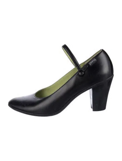 Pre-owned Camper Leather Pumps In Blue/green