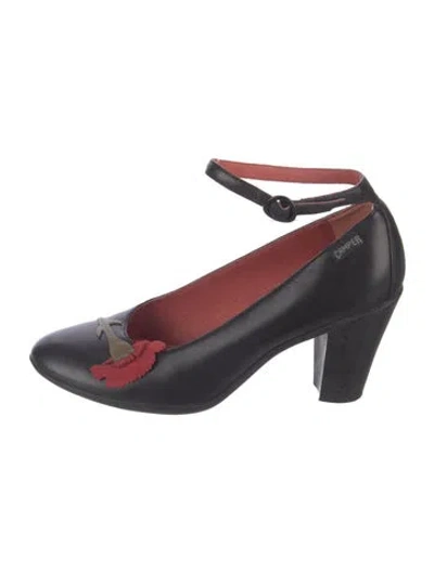 Pre-owned Camper Leather Pumps In Multi