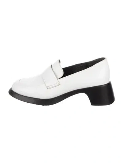 Pre-owned Camper Leather Pumps In White