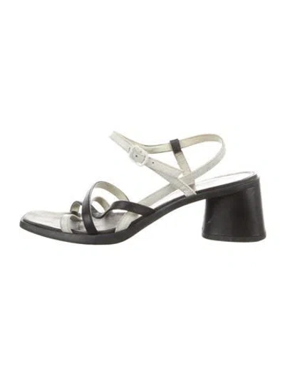 Pre-owned Camper Leather Sandals In Black