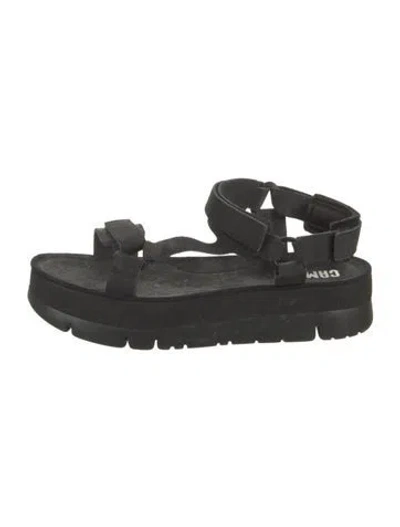 Pre-owned Camper Leather Sandals In Black